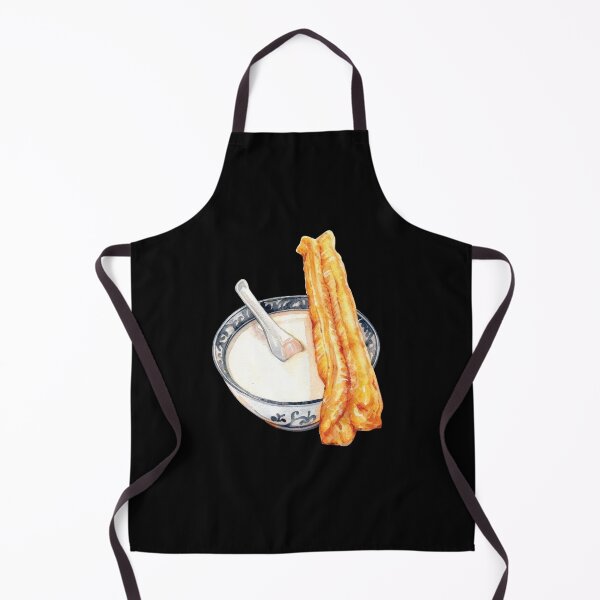 Item preview, Traditional Asian Food - Bowl of Soy Milk & Youtiao designed and sold by Alicia Chee.