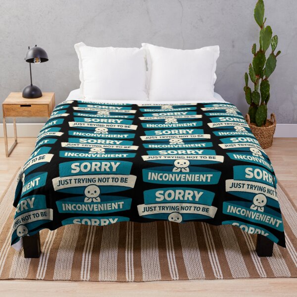 Item preview, Sorry Just Trying Not To Be Inconvenient Introvert Quote variant designed and sold by TeeTimeTreasure.