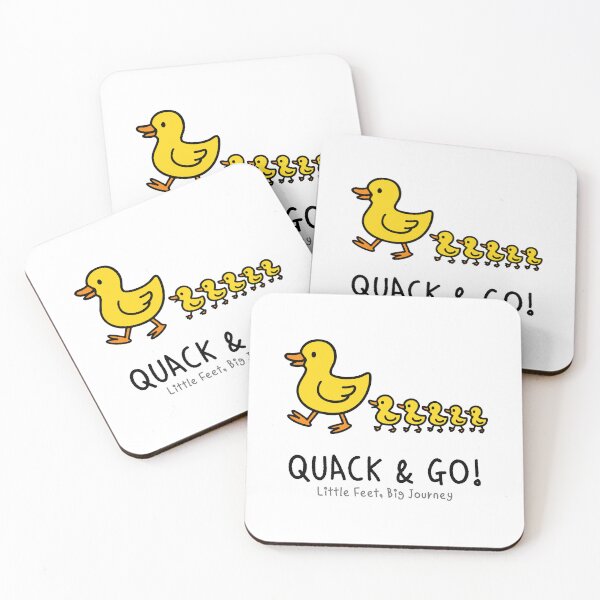 Item preview, Quack & Go! Cute Duck Family Adventure | Little Feet, Big Journey Illustration designed and sold by JOOKDesign.