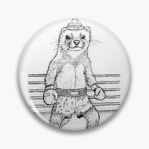 Item preview, Noodle Strike: The Muay Thai Ferret designed and sold by wbhny.