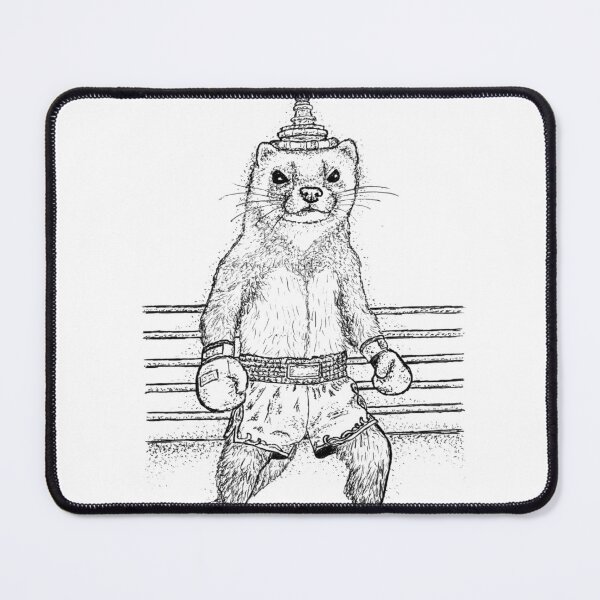 Item preview, Noodle Strike: The Muay Thai Ferret designed and sold by wbhny.