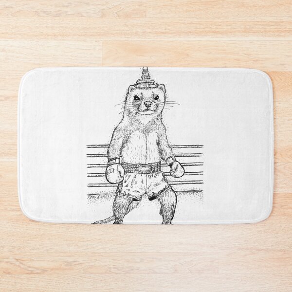 Item preview, Noodle Strike: The Muay Thai Ferret designed and sold by wbhny.