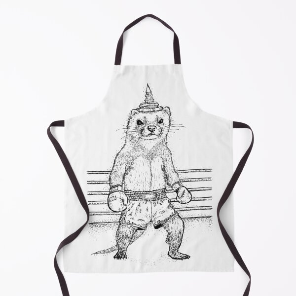 Item preview, Noodle Strike: The Muay Thai Ferret designed and sold by wbhny.