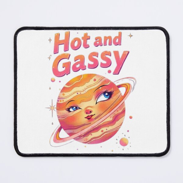 Item preview, Hot and Gassy | Sassy Gas Giant Planet Girl | Funny Pun Illustration designed and sold by NovaVibe828.