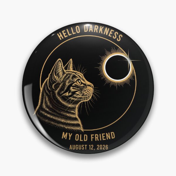 Item preview, hello darkness my old friend Total solar eclipse 2026 designed and sold by VividDripCo.