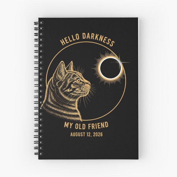 Item preview, hello darkness my old friend Total solar eclipse 2026 designed and sold by VividDripCo.