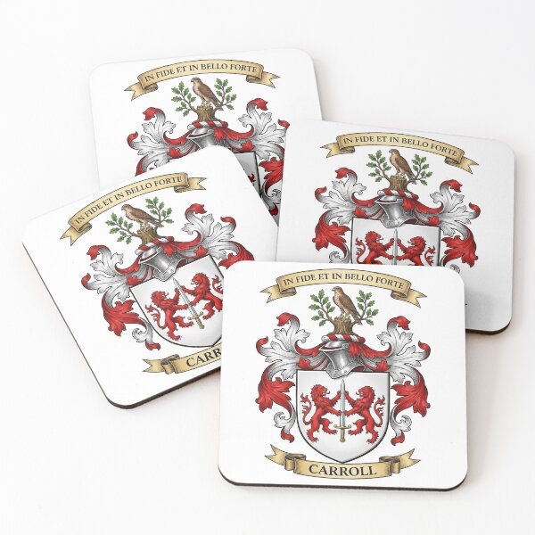 Item preview, The Carroll Family Coat of Arms designed and sold by BagTown Clans.