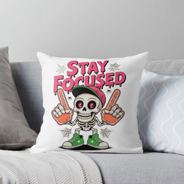 Item preview, Diseño gráfico de esqueleto callejero Stay Focused designed and sold by NewUSShop.