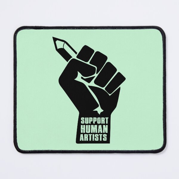 Item preview, STOP AI - Support Human Artists designed and sold by Frank J. Art.
