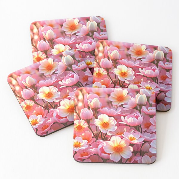 Item preview, Pink Flowers In Dappled Sunlight Digital Art Designs designed and sold by DEC02.