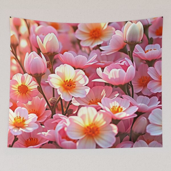 Item preview, Pink Flowers In Dappled Sunlight Digital Art Designs designed and sold by DEC02.