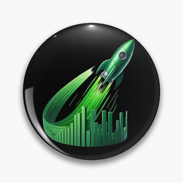 Item preview, Bullish Rocket Growth Chart – Stock Market Breakout Design designed and sold by Adappai.