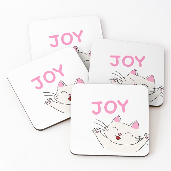 Item preview, Cute Cat White Joy  designed and sold by aoi.bird33.