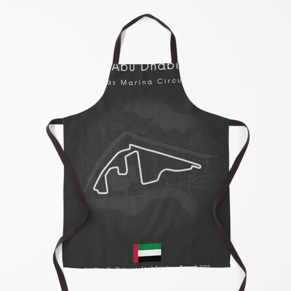 Item preview, Abu Dhabi Circuit Map Poster Minimalist Motorsport Art designed and sold by shopcanva.