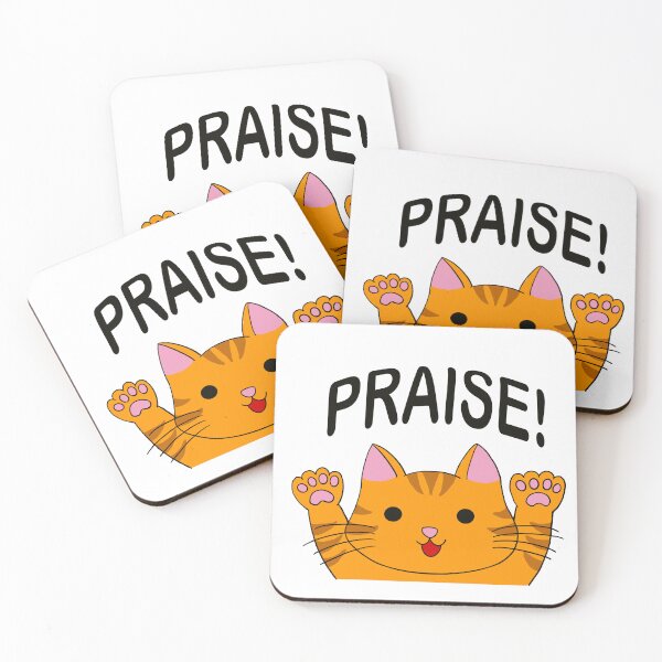 Item preview,  Happy Cat Orange Praise designed and sold by aoi.bird33.