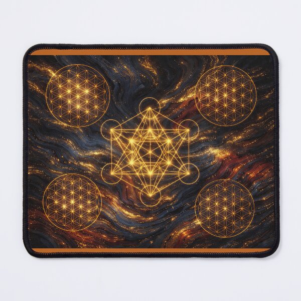 Item preview, Cosmic Ayiti Gold Sacred Geometry designed and sold by BrickByDream.
