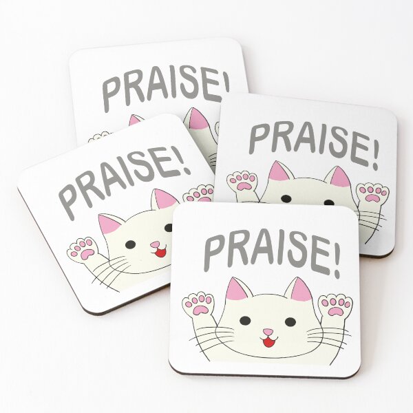 Item preview, Happy Cat White Praise designed and sold by aoi.bird33.