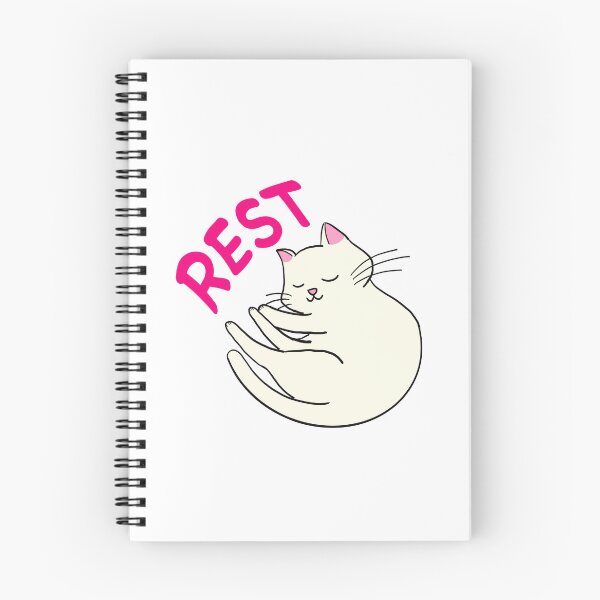 Item preview, Cute Cat White Rest designed and sold by aoi.bird33.