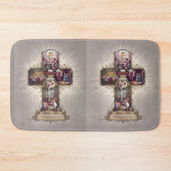 Item preview, Easter Cross - Vintage Art - Lithograph designed and sold by karwilberevivalcollection.