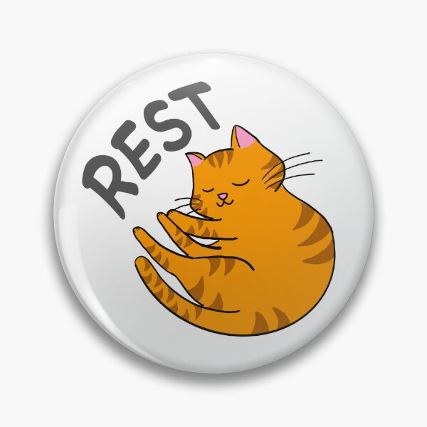 Item preview, Cute Cat Orange Rest designed and sold by aoi.bird33.