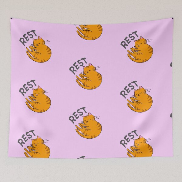 Item preview, Cute Cat Orange Rest designed and sold by aoi.bird33.