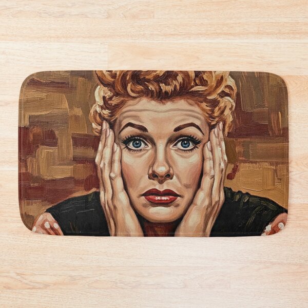 Item preview, The Queen of Comedy: Lucille Ball Iconic Expression Portrait designed and sold by Art's Diner.