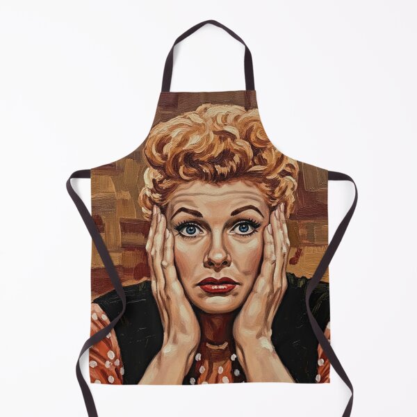 Item preview, The Queen of Comedy: Lucille Ball Iconic Expression Portrait designed and sold by Art's Diner.