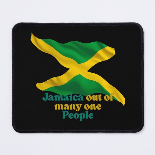 Item preview, Jamaica motto “ Out of many one people” Caribbean island design designed and sold by TheProverbsMom.