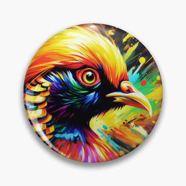 Item preview, Golden Pheasant Acrylic Art  designed and sold by TheAnimalZ00.