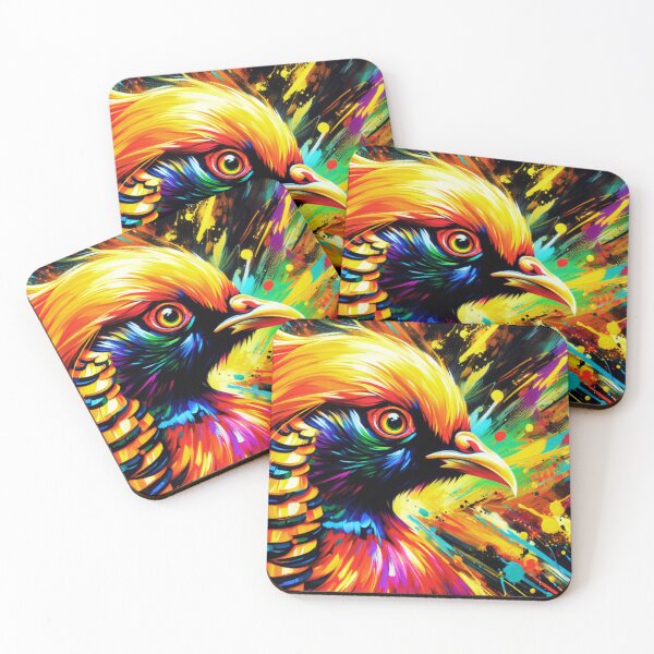Item preview, Golden Pheasant Acrylic Art  designed and sold by TheAnimalZ00.