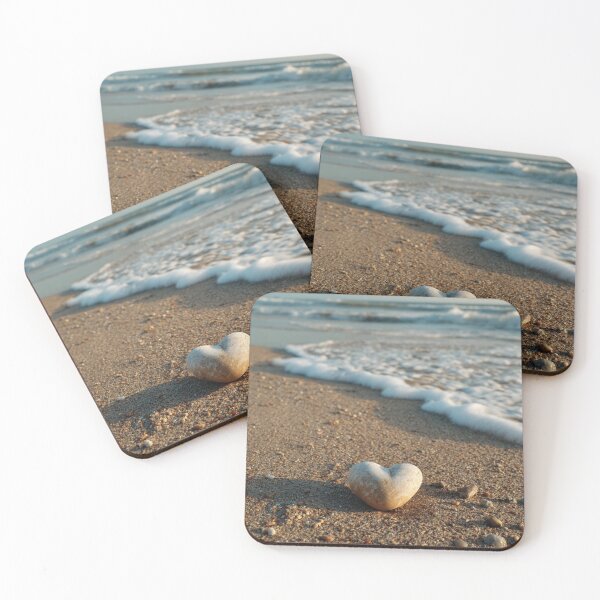 Item preview, Heart Shaped Stone On Pebbled Beach Shore designed and sold by chase-thewave.