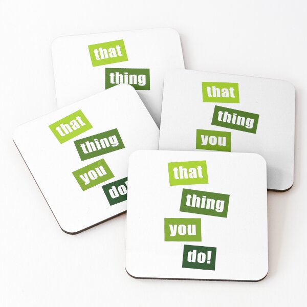 Item preview, That Thing You Do Green designed and sold by Normbot2000.
