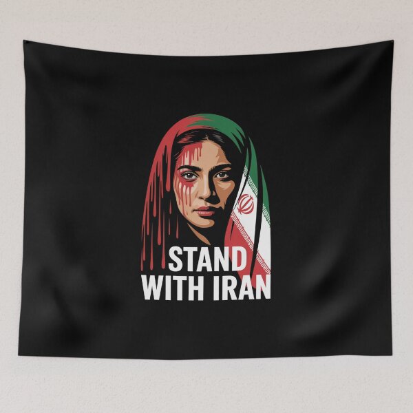 Item preview, Stand With Iran - Woman and Flag designed and sold by Peter Stawicki.