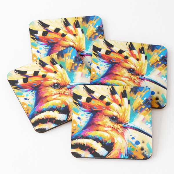 Item preview, Hoopoe Acrylic Art  designed and sold by TheAnimalZ00.
