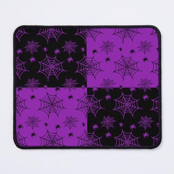 Item preview, Black and purple interchange web pattern designed and sold by serenebookworm.