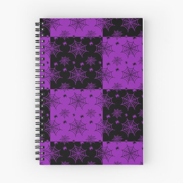 Item preview, Black and purple interchange web pattern designed and sold by serenebookworm.