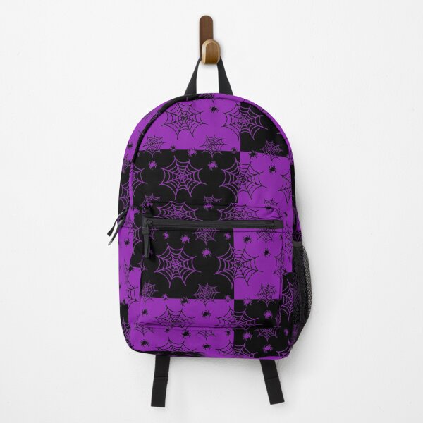 Item preview, Black and purple interchange web pattern designed and sold by serenebookworm.