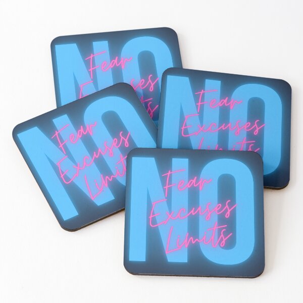 Item preview, Neon No Fear Motivation Design designed and sold by Niaomico.