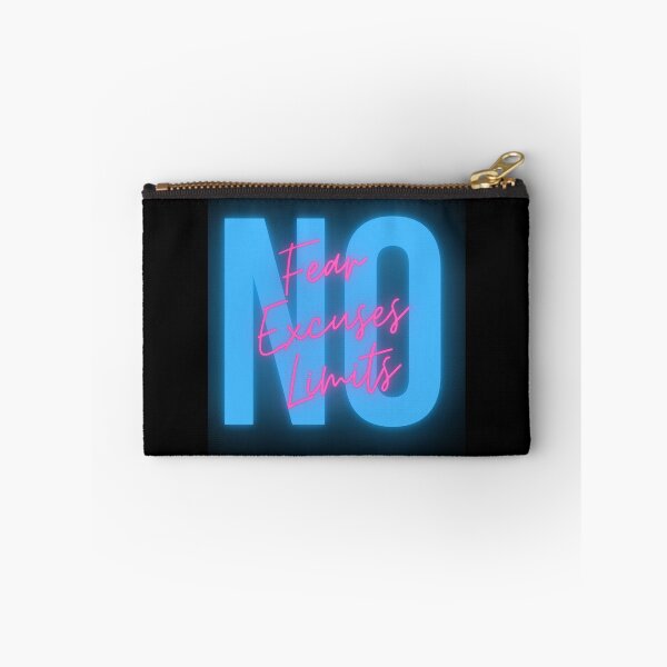 Item preview, Neon No Fear Motivation Design designed and sold by Niaomico.