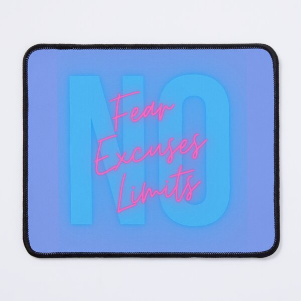 Item preview, Neon No Fear Motivation Design designed and sold by Niaomico.