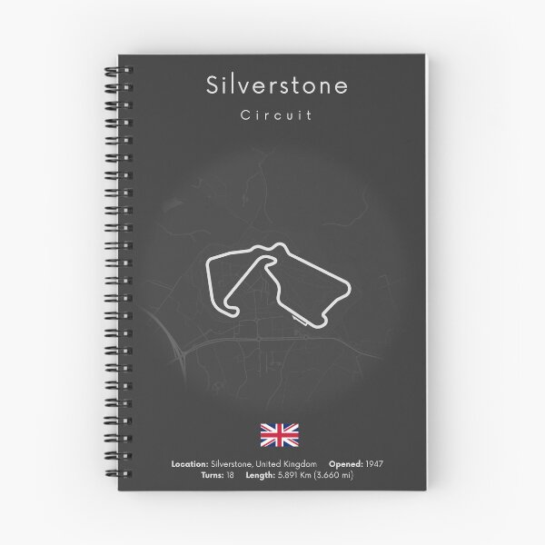Item preview, Silverstone Circuit Map Poster Minimalist Motorsport Art designed and sold by shopcanva.