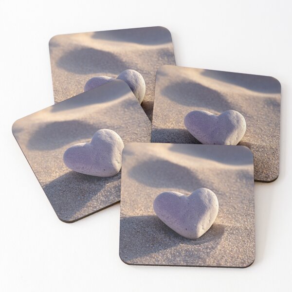 Item preview, Smooth Purple Heart Stone In Sand Dunes designed and sold by chase-thewave.