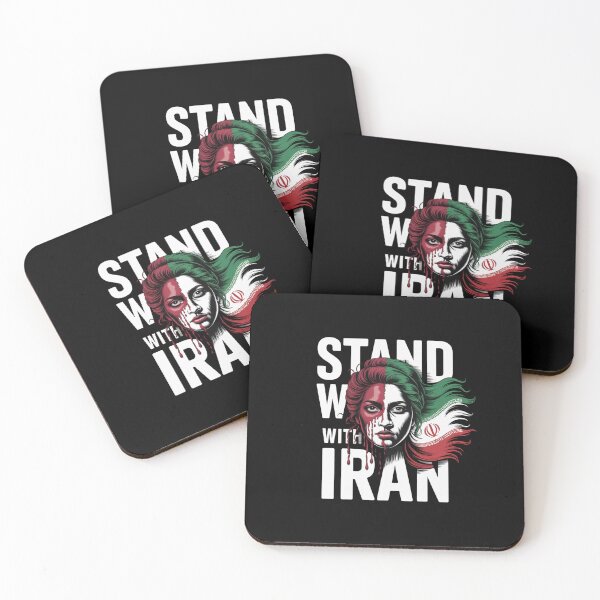 Item preview, Stand With Iran - Flowing Hair Design designed and sold by Peter Stawicki.