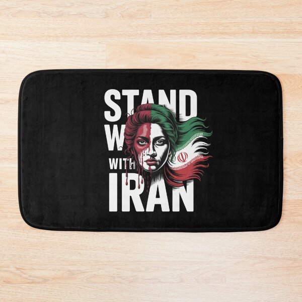 Item preview, Stand With Iran - Flowing Hair Design designed and sold by Peter Stawicki.