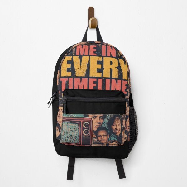 Item preview, Me In Every Timeline Retro TV Nostalgia Pop Culture Illustration designed and sold by ConfuseLab Alt.