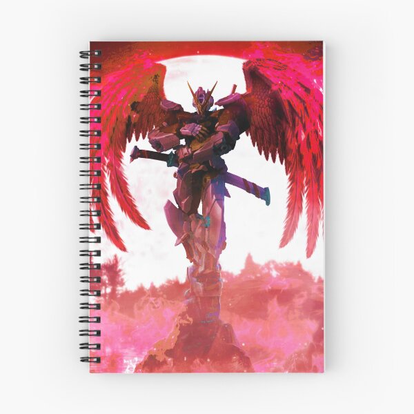 Item preview, full armor Astray red Frame wing gundam on fire samurai mecha moon  designed and sold by sabartgunpla.
