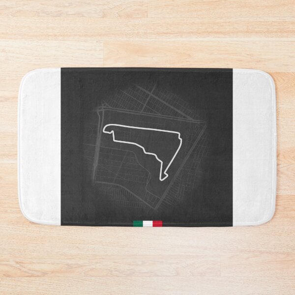 Item preview, Mexico City Race Circuit Map Poster Minimalist Motorsport Art designed and sold by shopcanva.