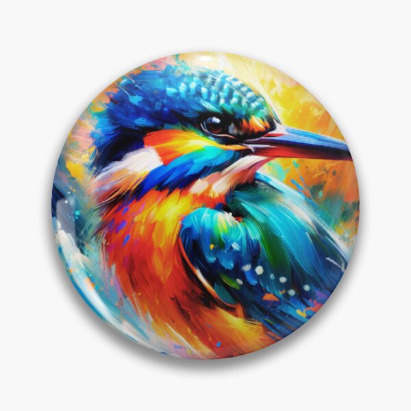 Item preview, Kingfisher Acrylic Art  designed and sold by TheAnimalZ00.