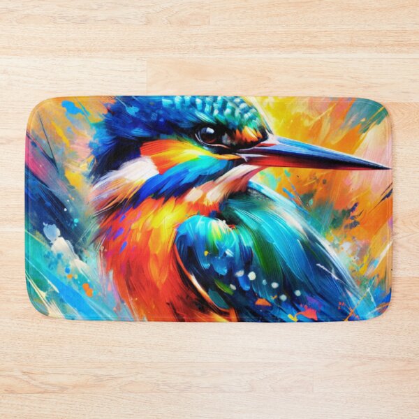 Item preview, Kingfisher Acrylic Art  designed and sold by TheAnimalZ00.