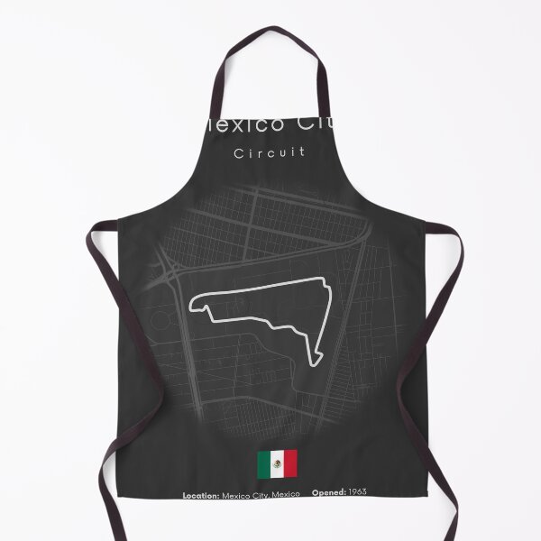 Item preview, Mexico City Circuit Map Minimalist Race Track Poster designed and sold by shopcanva.